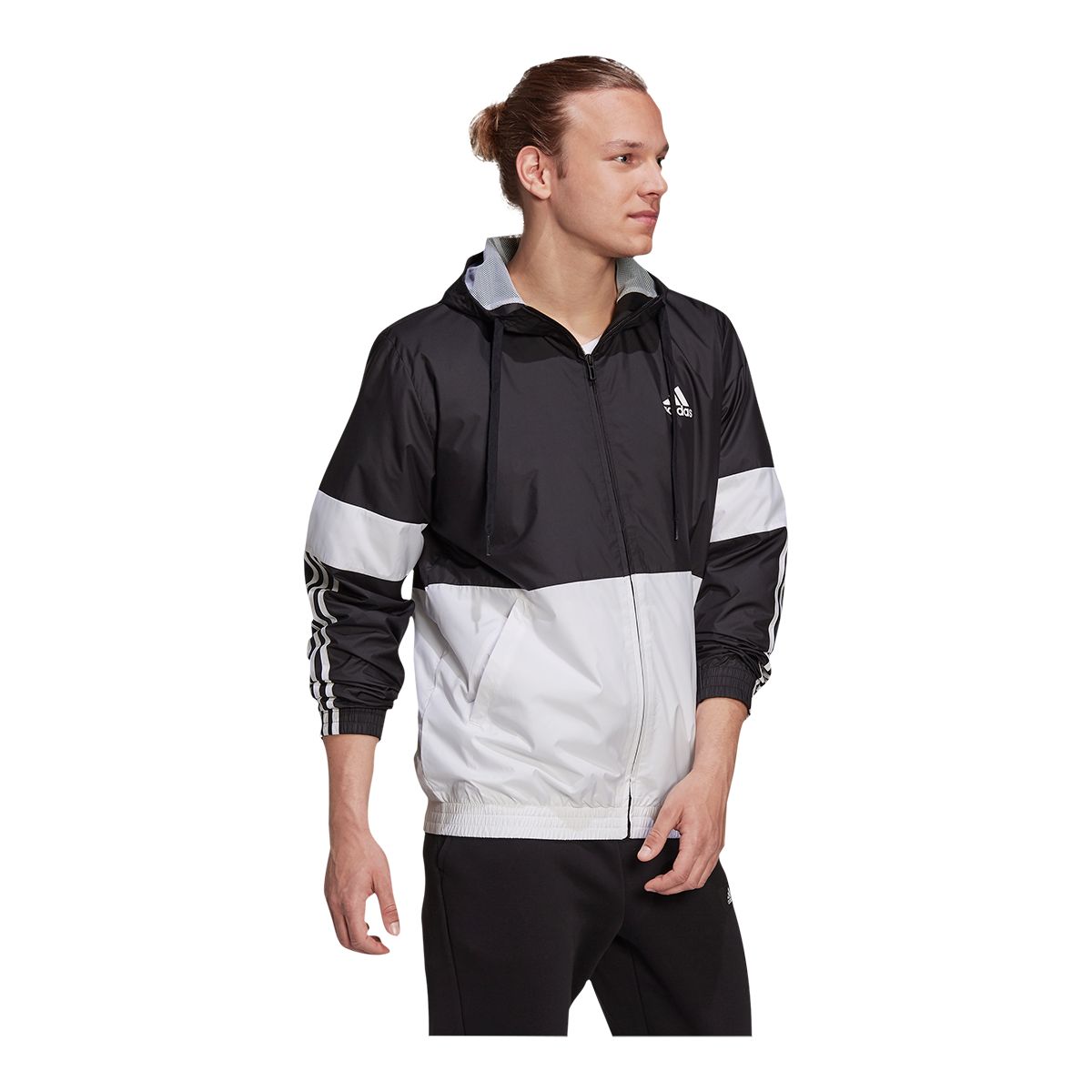 adidas Men's Colorblock Windbreaker Jacket
