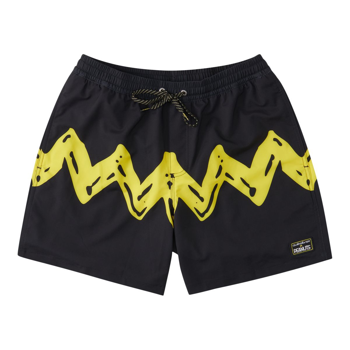 Quiksilver Men's x Peanuts Charlie Swim Volley Shorts, 17", 4-Way Stretch