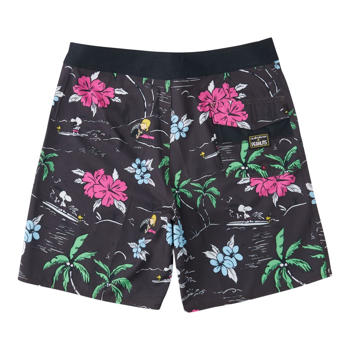 Quiksilver Men's x Peanuts 1969 Swim Volley Shorts, 19", 4-Way Stretch