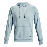 Under Armour Men's BTG Hoodie, Pullover, French Terry, Drawstring Front_Flat