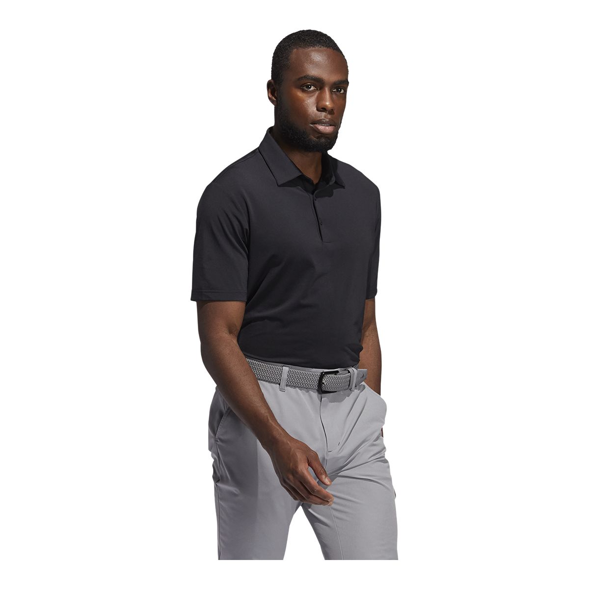 adidas Golf Men's Ultimate 365 Solid Short Sleeve Polo T Shirt, Regular Fit, UPF 50