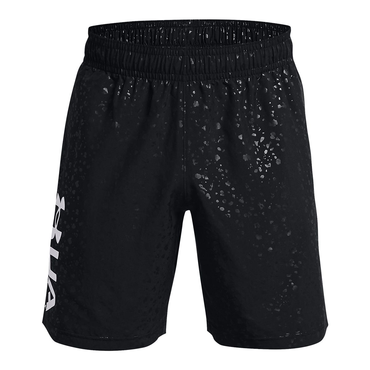 Under Armour Men's Woven Emboss 7" Shorts, Regular Fit, Gym, Elastic, Water Repellent
