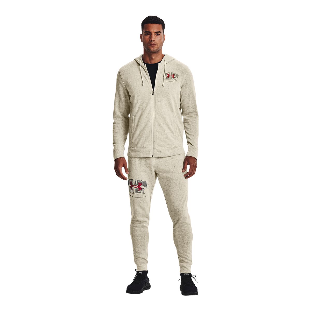 Under Armour Men's Rival Terry Graphic Sweatpants, Cotton, Joggers