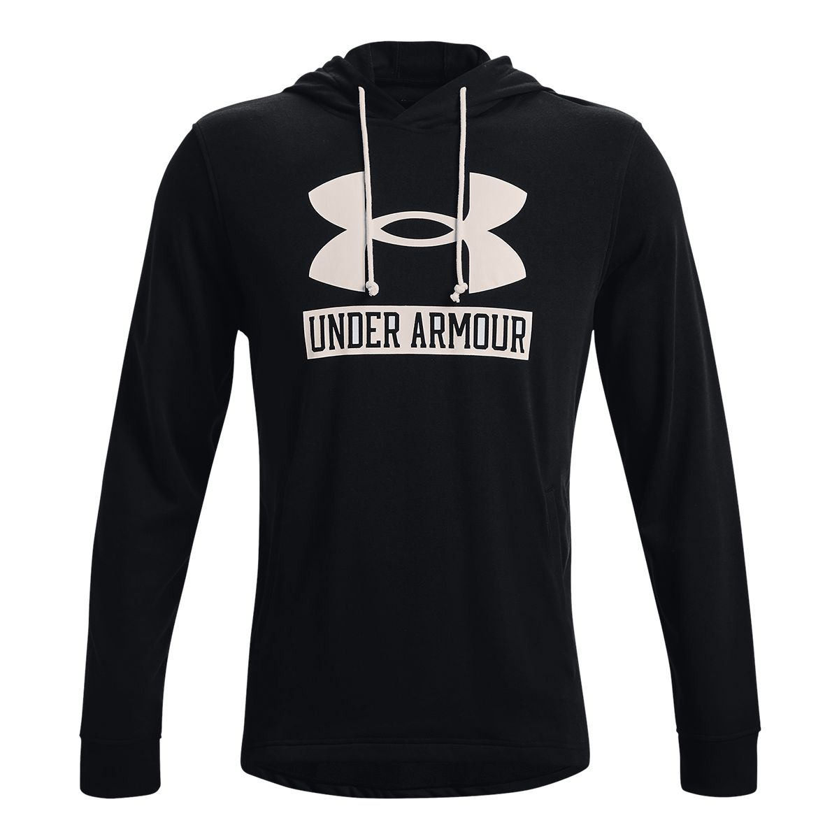 Under Armour Men's Rival Terry Big Logo Hoodie, Pullover, Drawstring