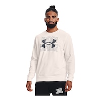 Under Armour Men's Rival Terry Logo Sweatshirt Front_Angled_Left