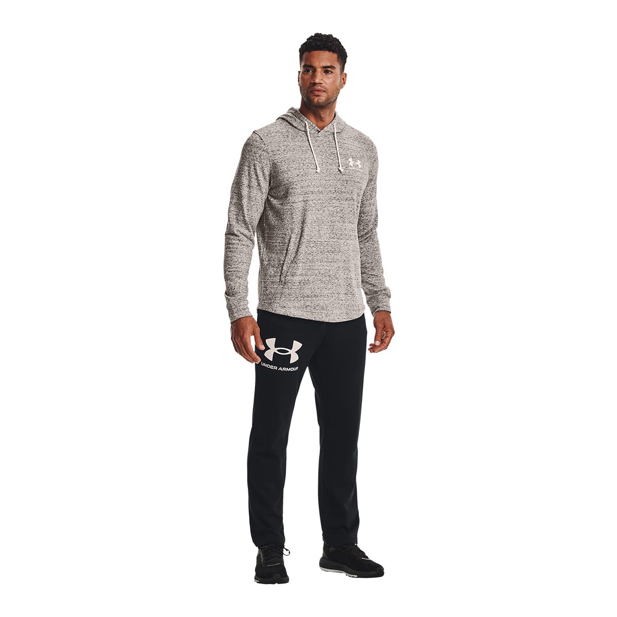 Under Armour Men's Rival Terry Low Brand Read Pullover Hoodie