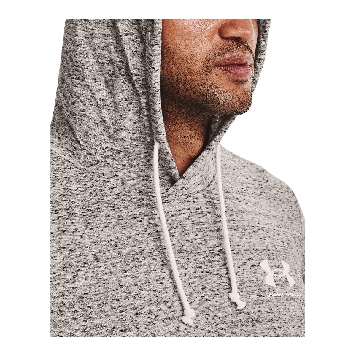 Under Armour Men's Rival Terry Low Brand Read Pullover Hoodie
