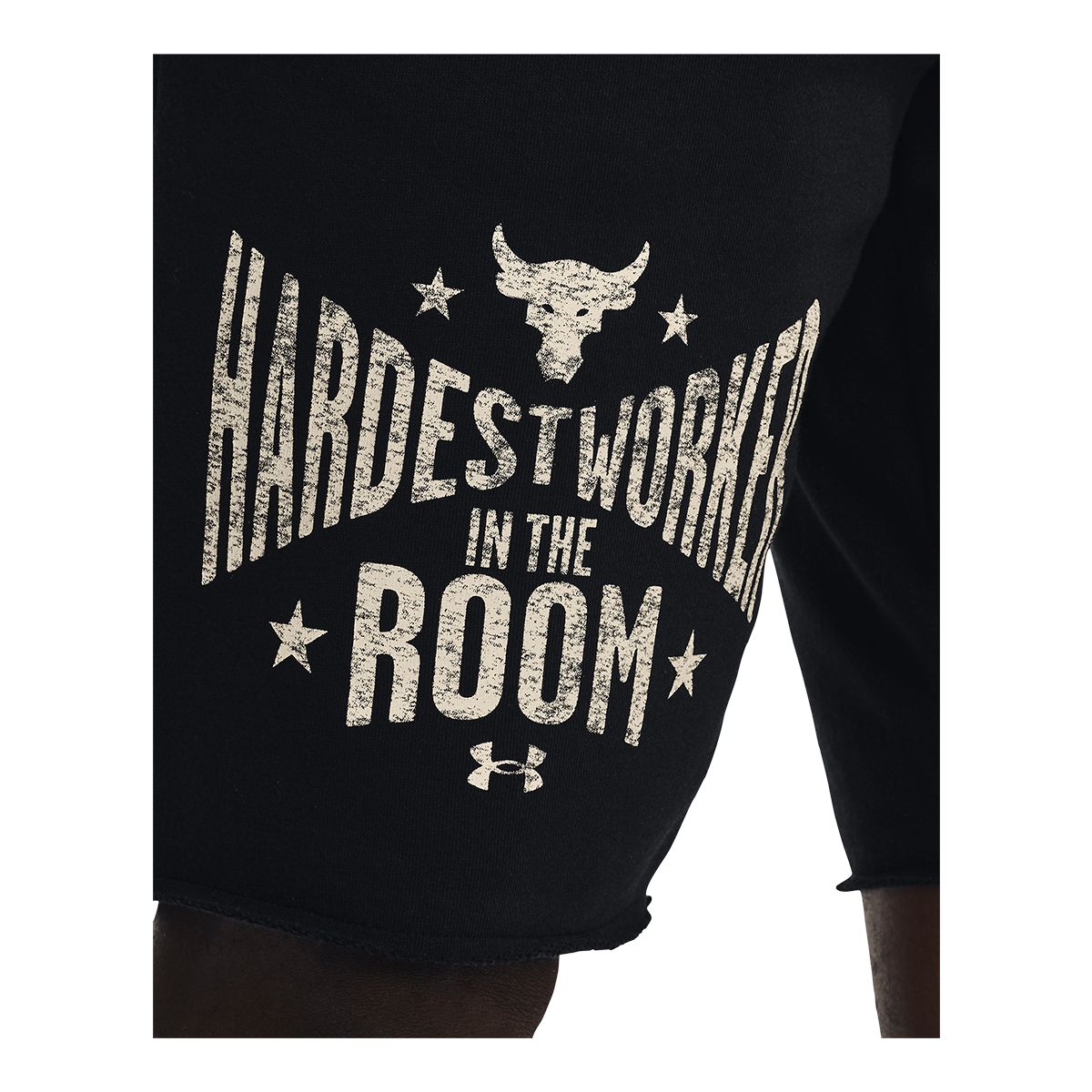 Under Armour Men's Project Rock Terry 10.5" Shorts, Loose/Relaxed Fit, Gym, Drawstring