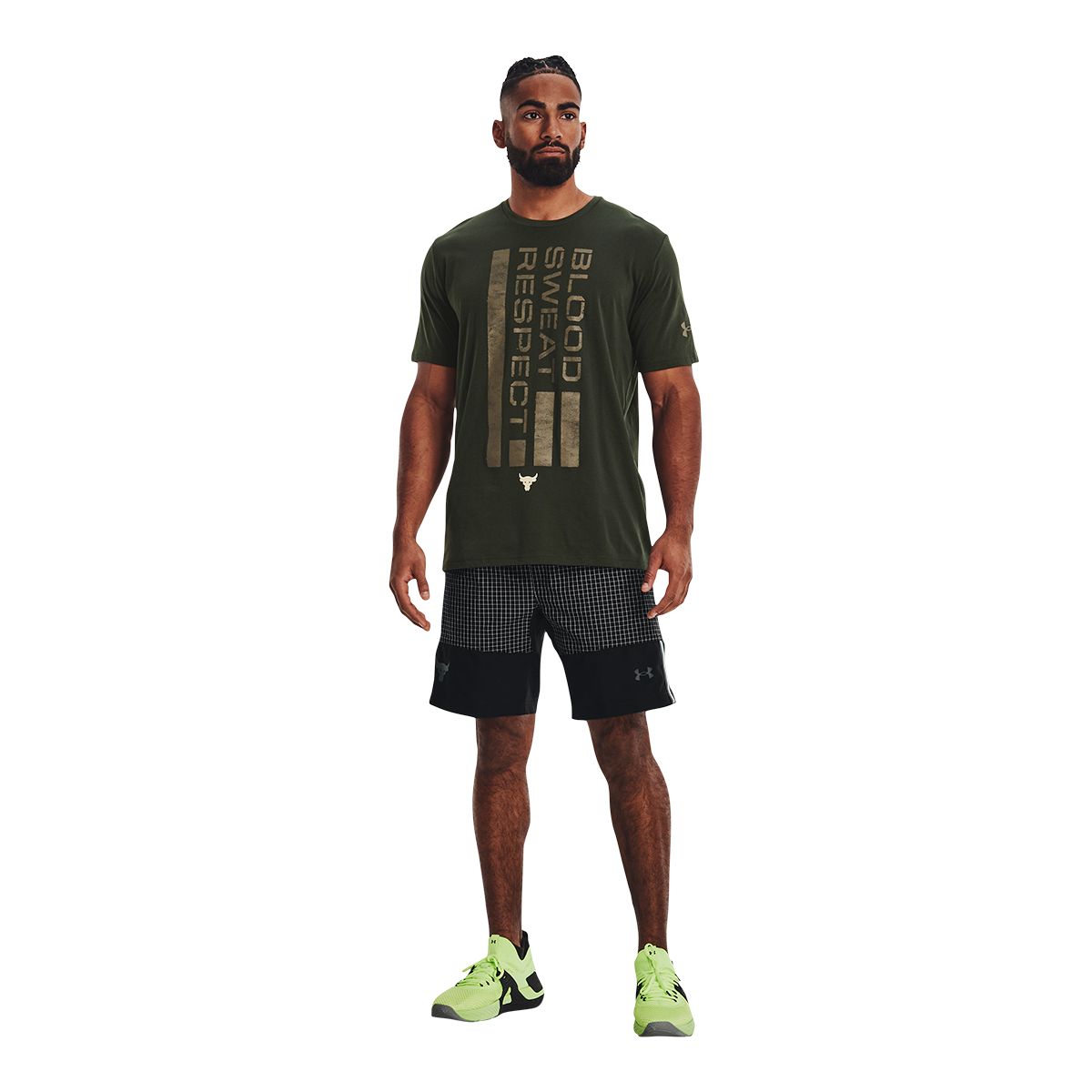 Under Armour Men's Project Rock BSR Flag T Shirt