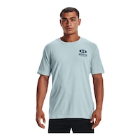 Under Armour Men's Symbol Barcode Graphic T Shirt Front_Flat