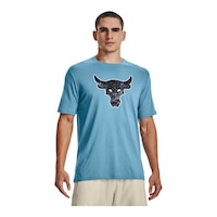 Under Armour Men's Project Rock Brahma Bull T Shirt Front_Flat