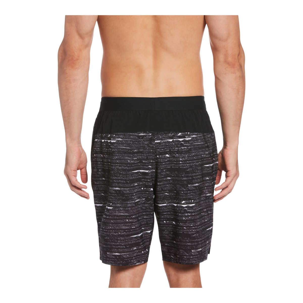 Nike Men's Oxidized Stripe Swim Volley Shorts, 9", With Boxer Liner