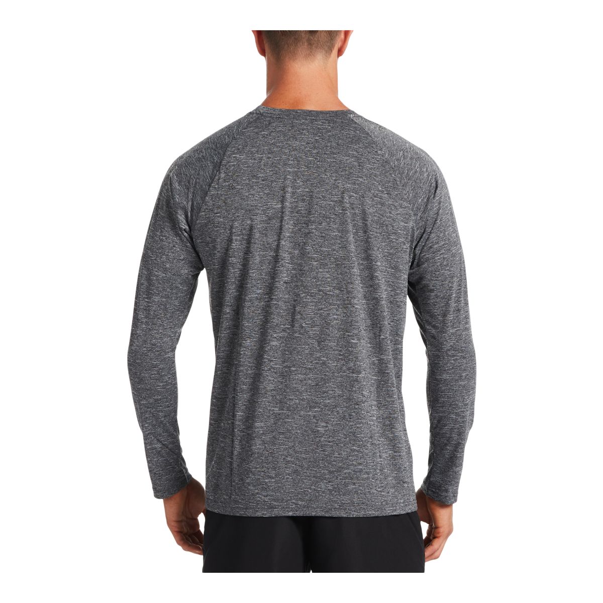 Nike Men's Heather Hydroguard Long Sleeve Swim Shirt