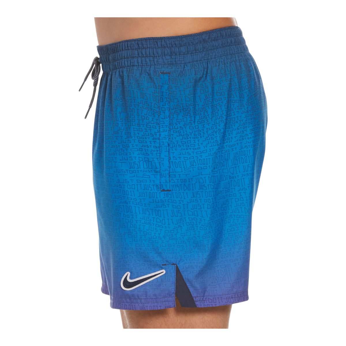 Nike Men's Just Do It Fade Swim Volley Shorts, 9", Breathable, With Mesh Brief