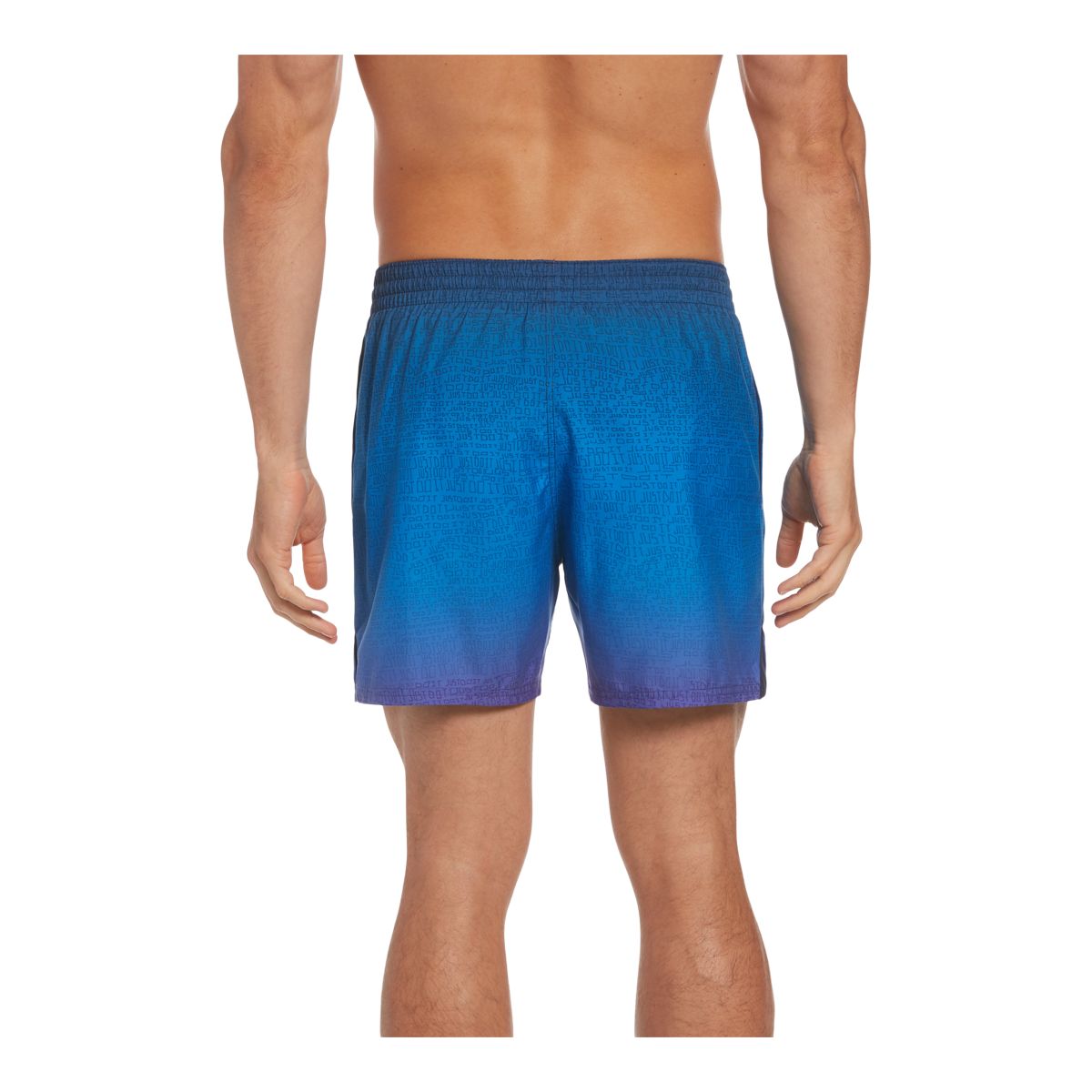 Nike Men's Just Do It Fade Swim Volley Shorts, 9", Breathable, With Mesh Brief