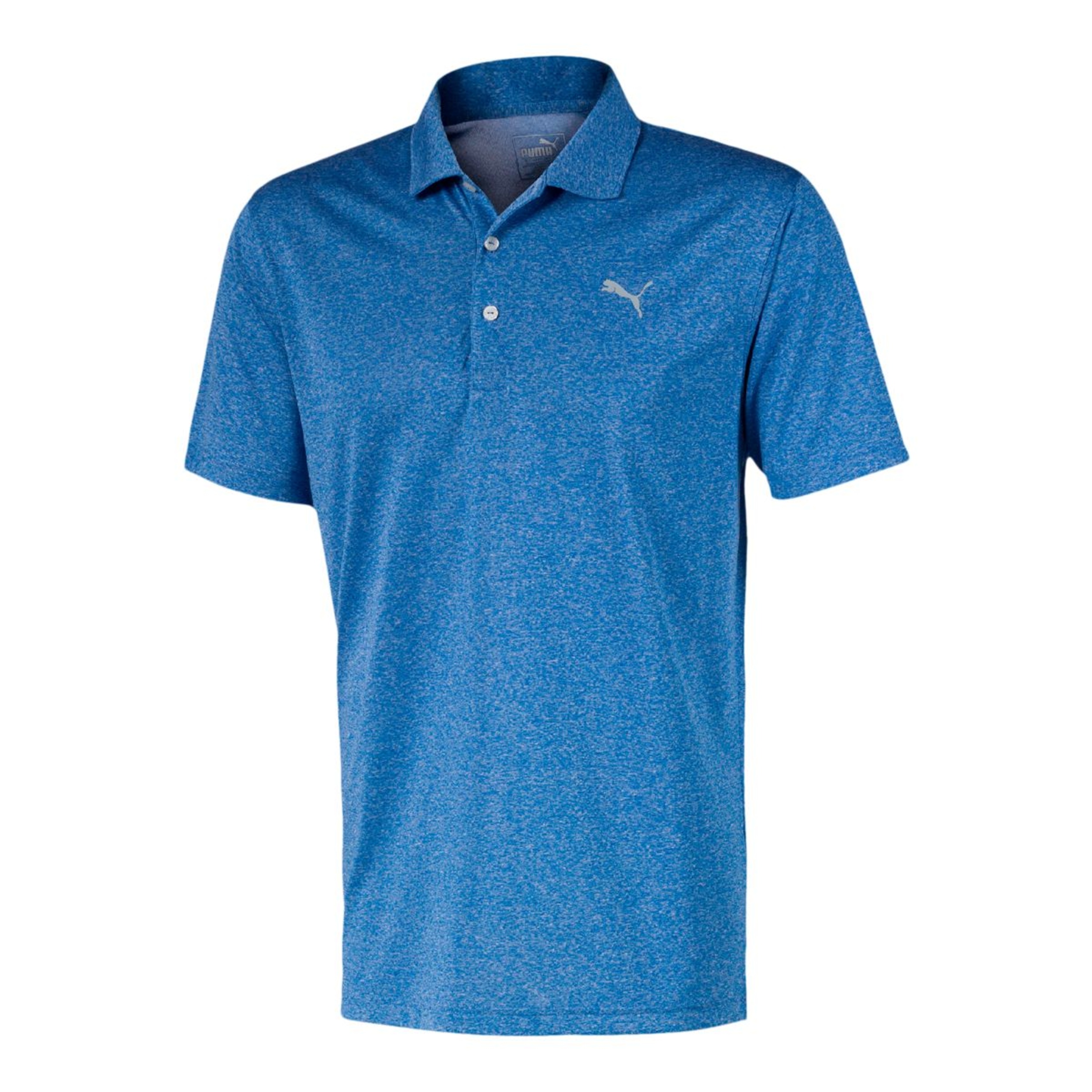 PUMA Golf Men's Performance Heather Short Sleeve Polo T Shirt, Moisture ...