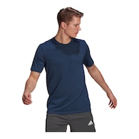 adidas Men's D2M Prime T Shirt Front_Flat