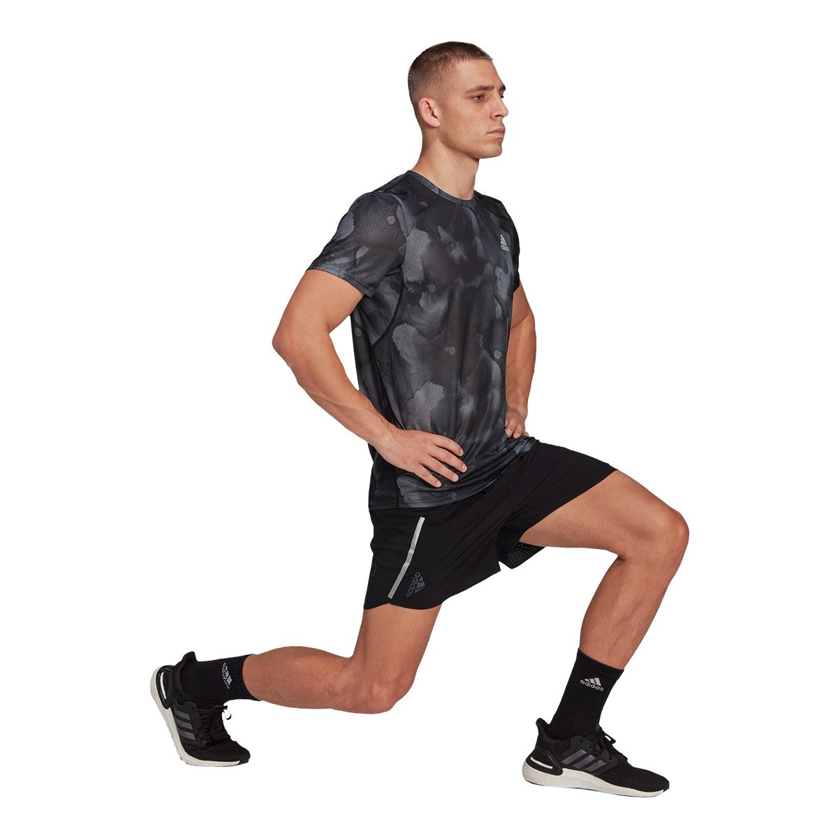 adidas Men's Design2Run Camo T Shirt