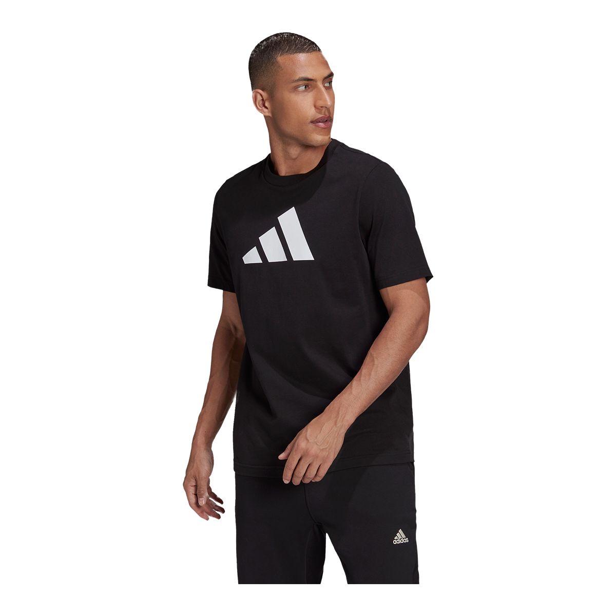 adidas Men's 3 Bar Graphic T Shirt