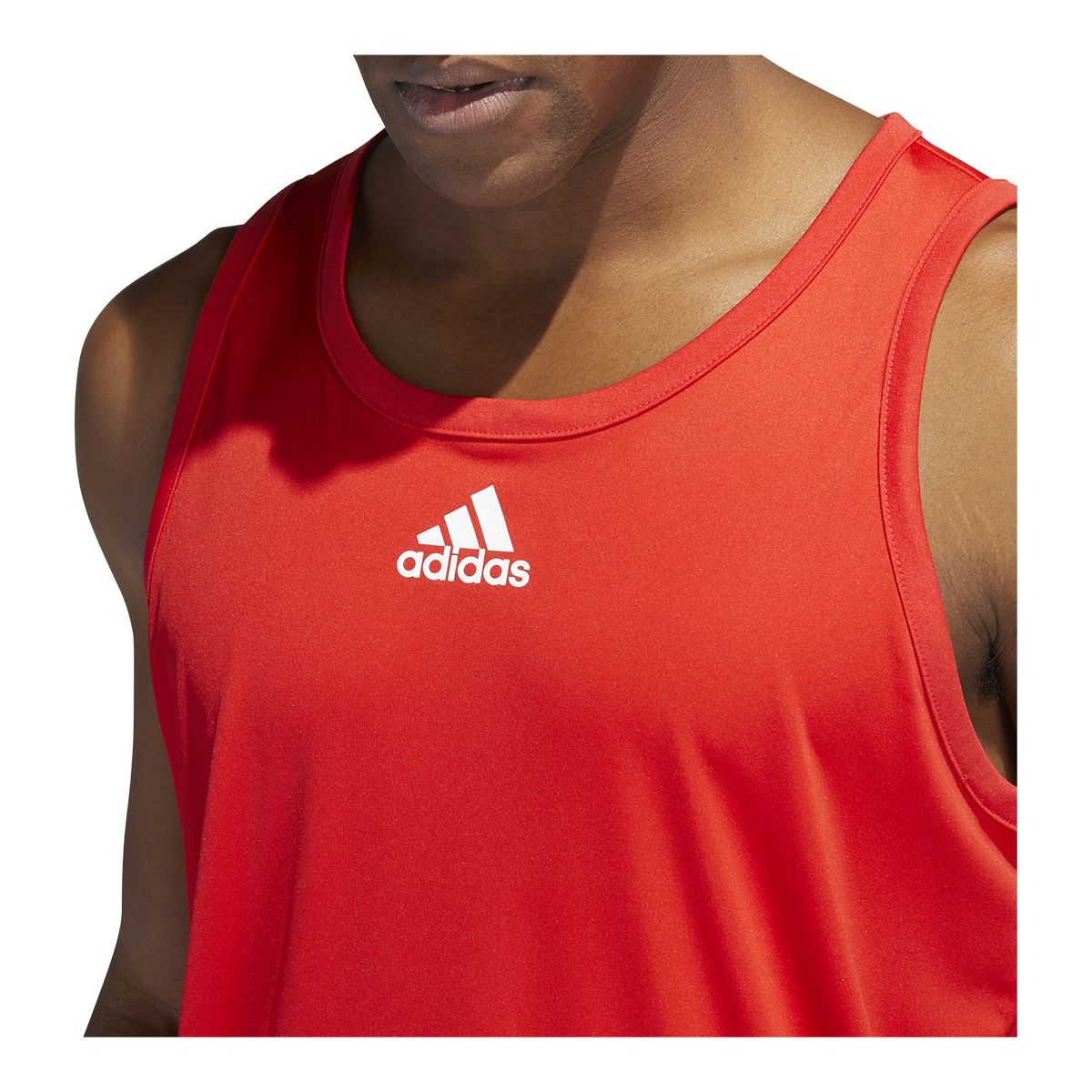 adidas Men's 3G Basketball Tank Top, Lightweight, Sleeveless