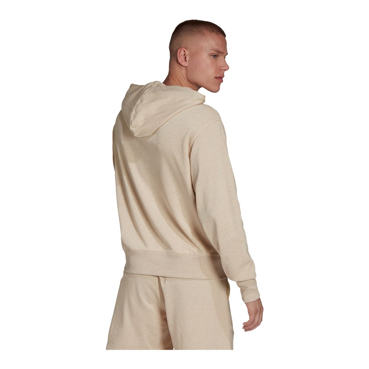 adidas Men's French Terry Hoodie, Pullover, Drawstring