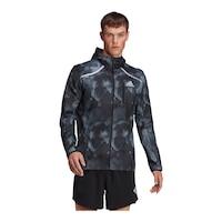 adidas Men's Marathon Camo Jacket Front_Flat