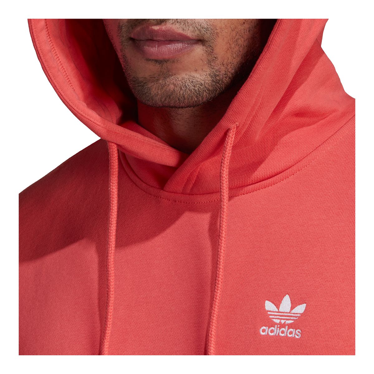 adidas Originals Men's Essentials LBR Hoodie, Pullover, Fleece, Drawstring