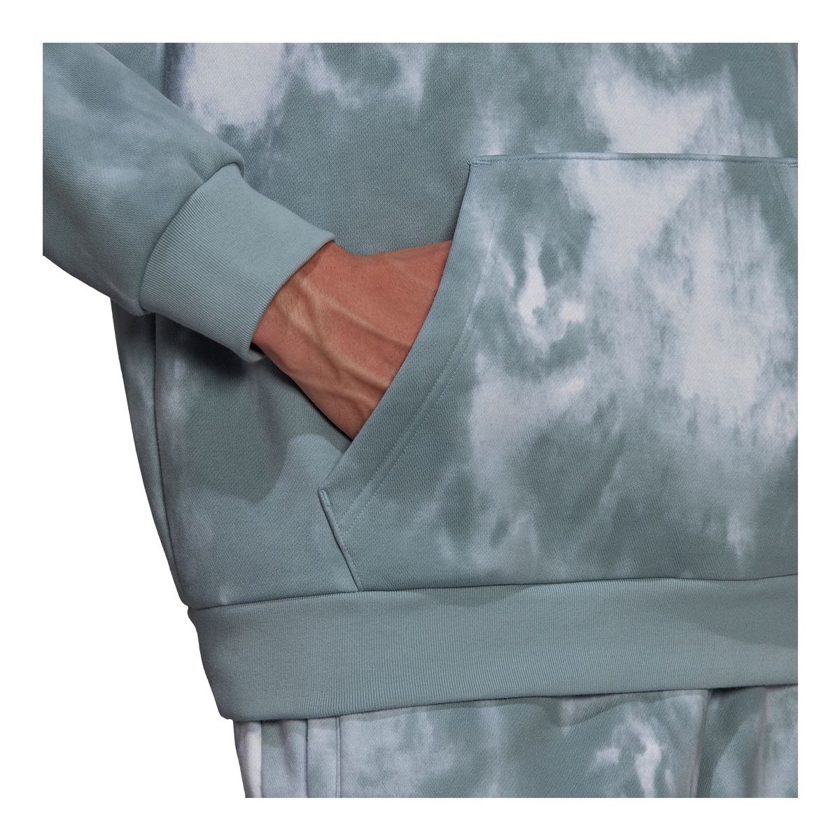 adidas Originals Men's Essentials Tie Dye Hoodie, Pullover, Fleece, Drawstring