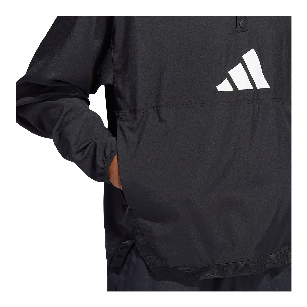 adidas Men's Basketball Pullover Hoodie, Moisture-Absorbing