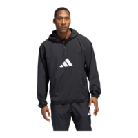adidas Men's Basketball Pullover Hoodie, Moisture-Absorbing Front_Flat