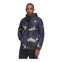 adidas Originals Men's Camo Windbreaker Jacket Front_Angled_Left