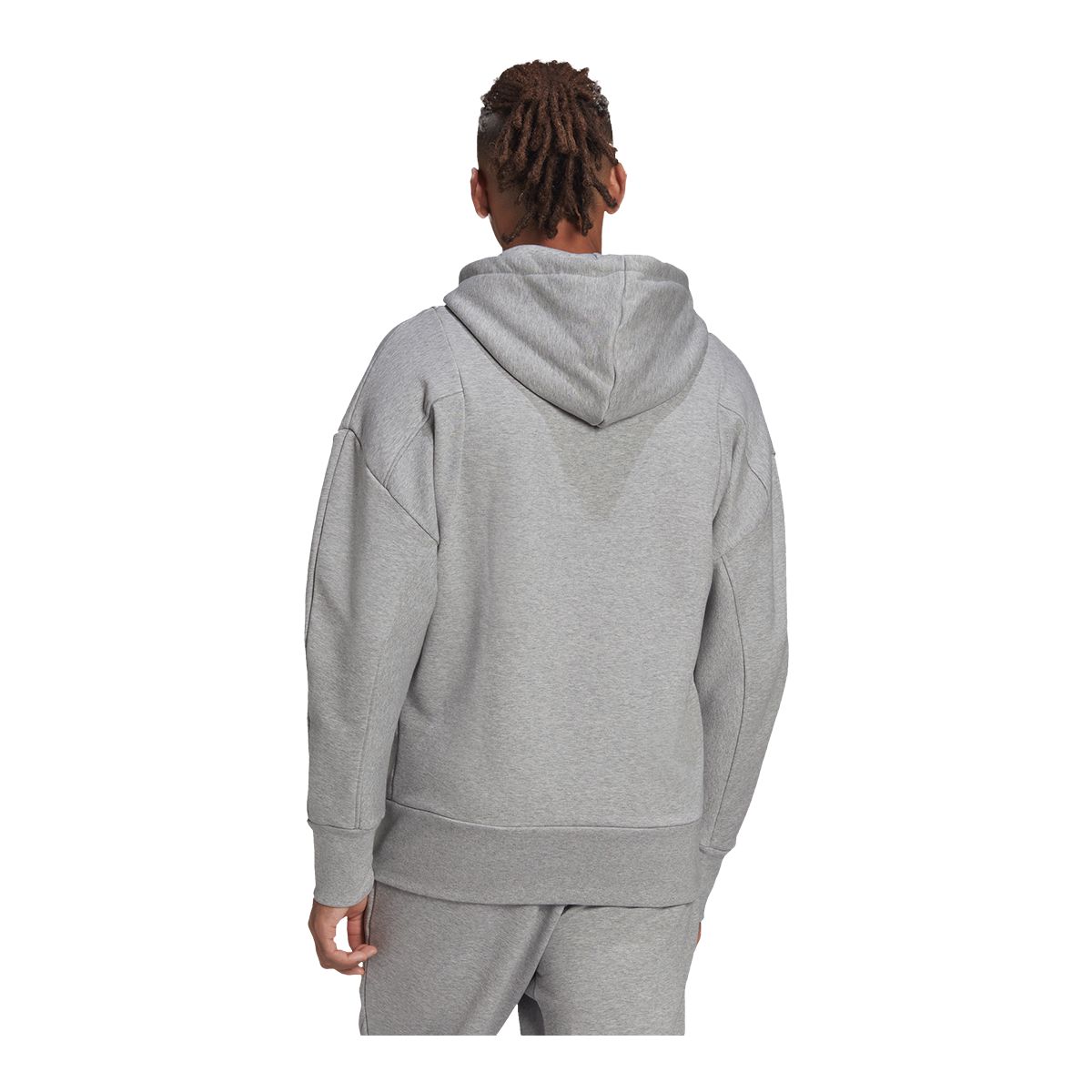 adidas Men's Internal Hoodie, Pullover, Fleece, Drawstring