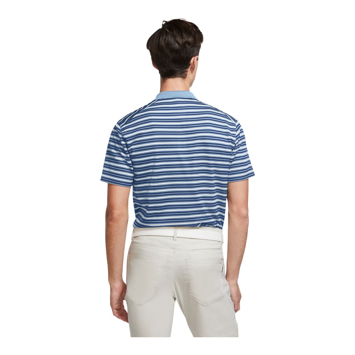 Nike Golf Men's Dri-Fit Victory Stripe Short Sleeve Polo T Shirt