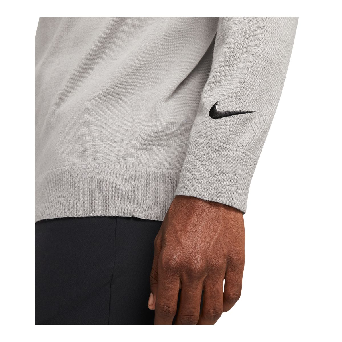 Nike Golf Men's Tiger Woods Knit Crew Long Sleeve Sweater, Wool