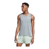 Nike Men's Miler Running Tank Top, Lightweight, Sleeveless Front_Flat