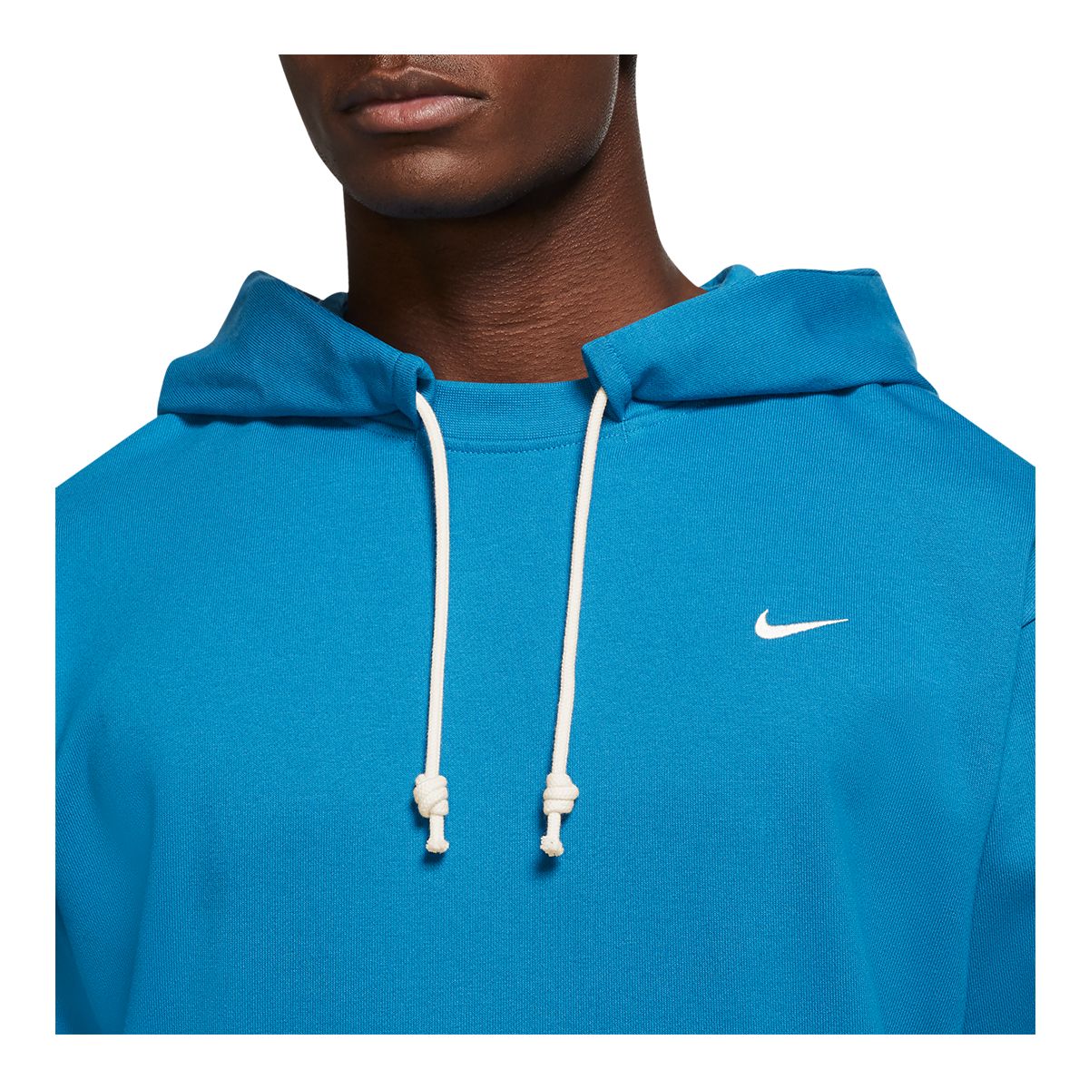 Nike Men's Standard Issue Pullover Hoodie, Midweight French Terry, Dri-FIT