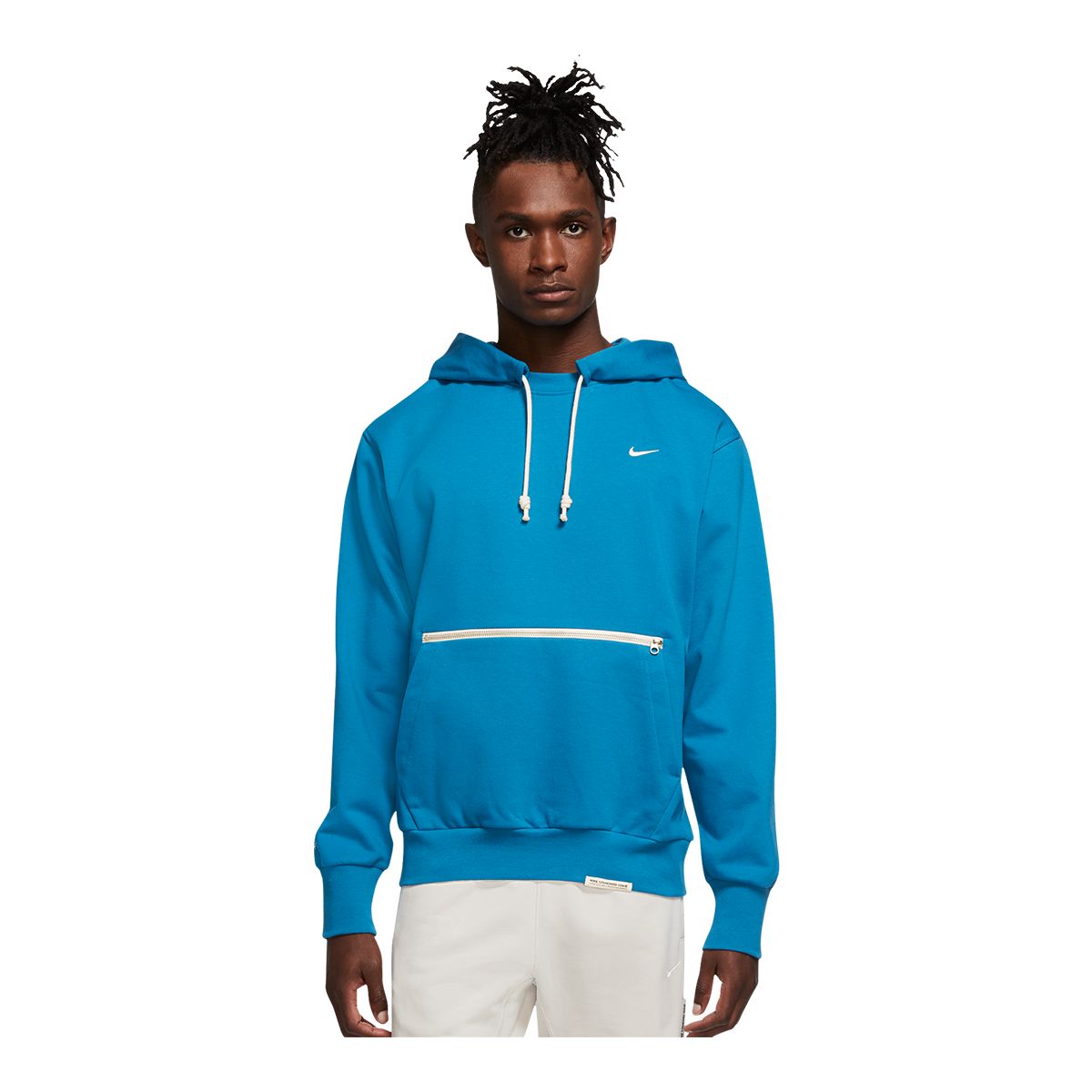 Nike Men's Standard Issue Pullover Hoodie, Midweight French Terry, Dri ...
