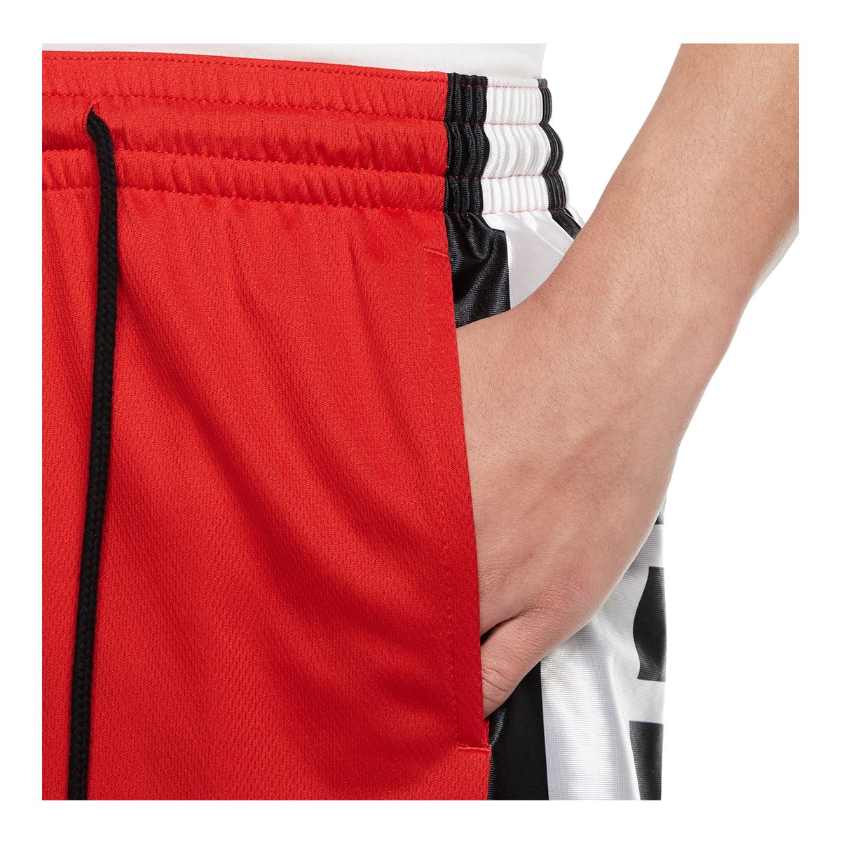 Nike Men's Basketball Elite Stripe Shorts, Loose Fit Dri-FIT