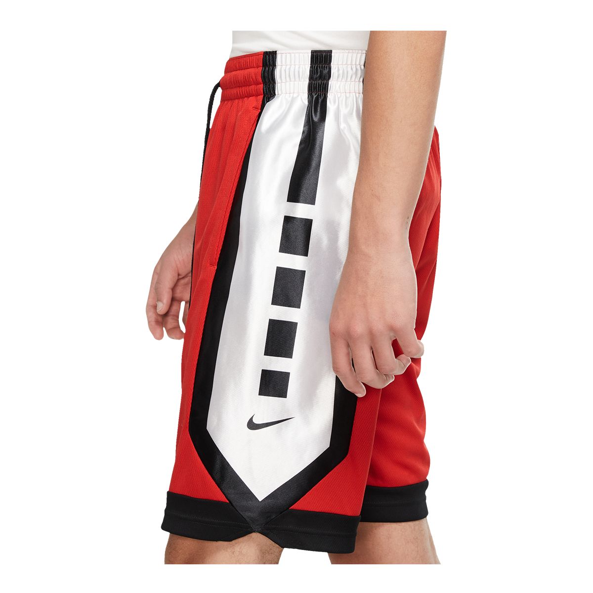 Nike Men's Basketball Elite Stripe Shorts, Loose Fit Dri-FIT