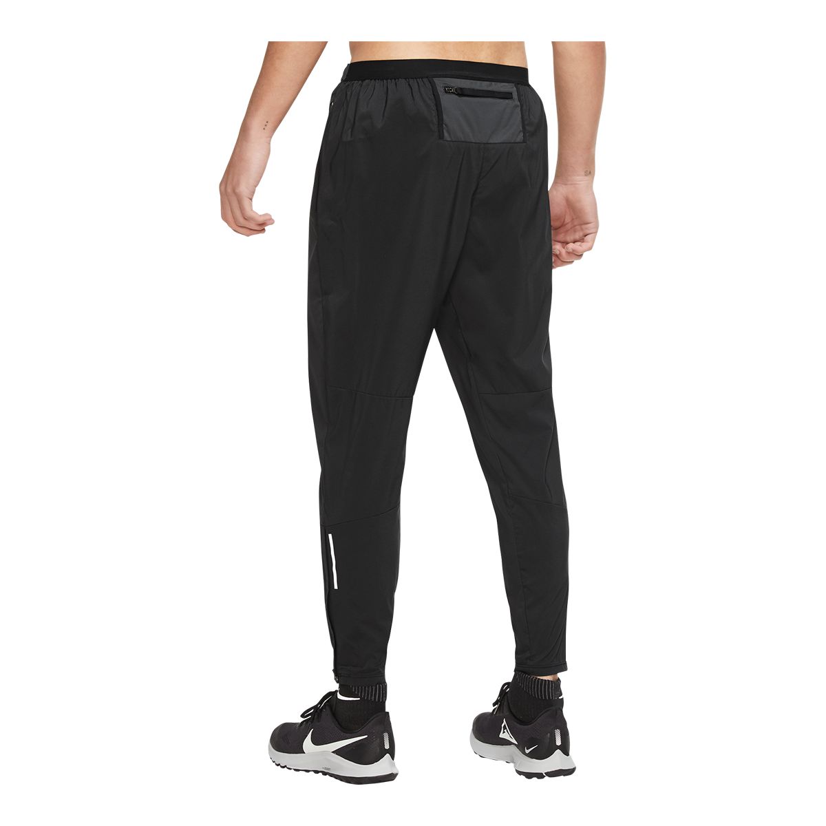 Nike dri fit active leggings mesh calf detailing XL crop black drawstring