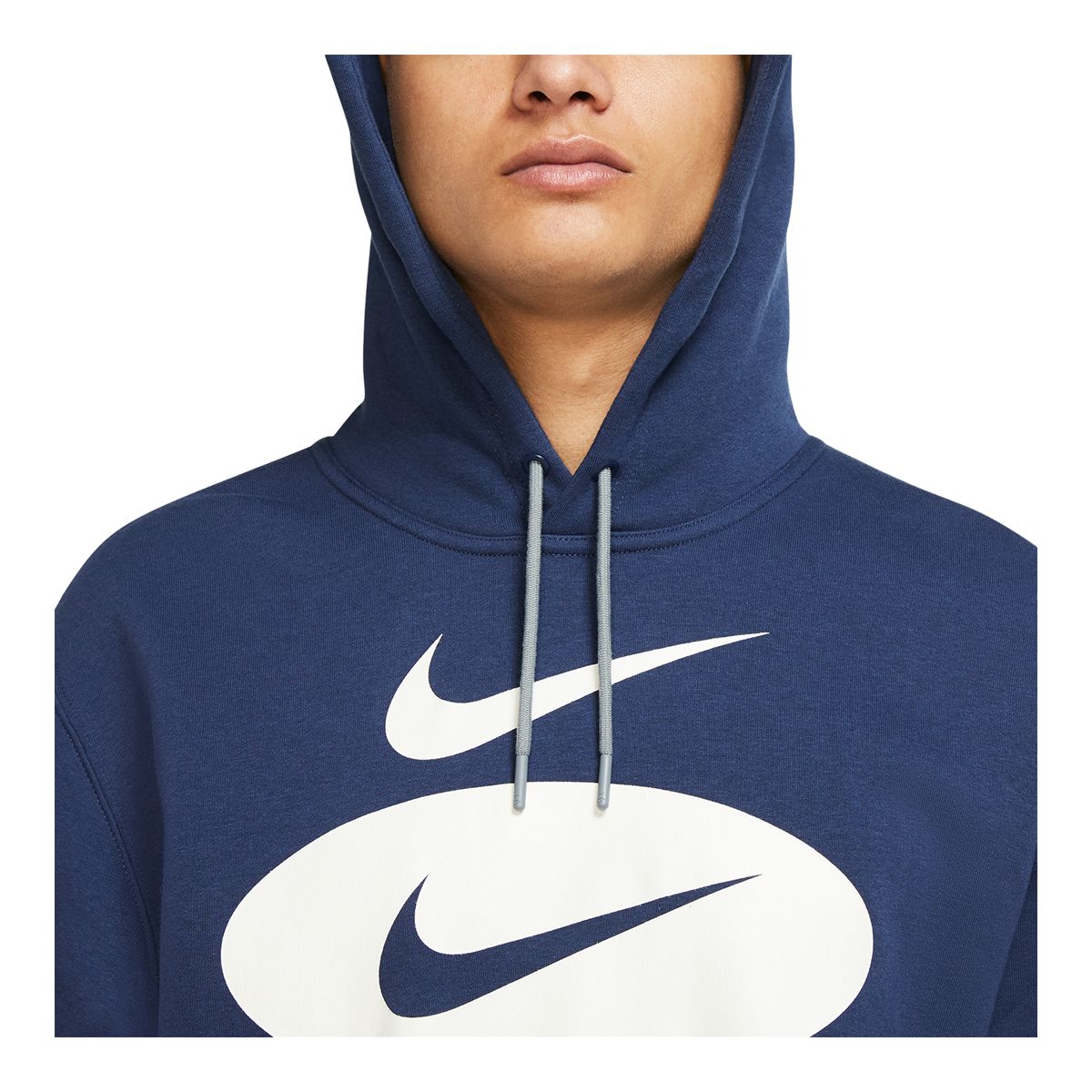 Nike Sportswear Men's Swoosh League Hoodie, Pullover, Fleece, Drawstring