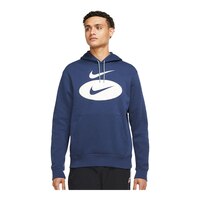 Nike Sportswear Men's Swoosh League Hoodie, Pullover, Fleece, Drawstring Front_Flat