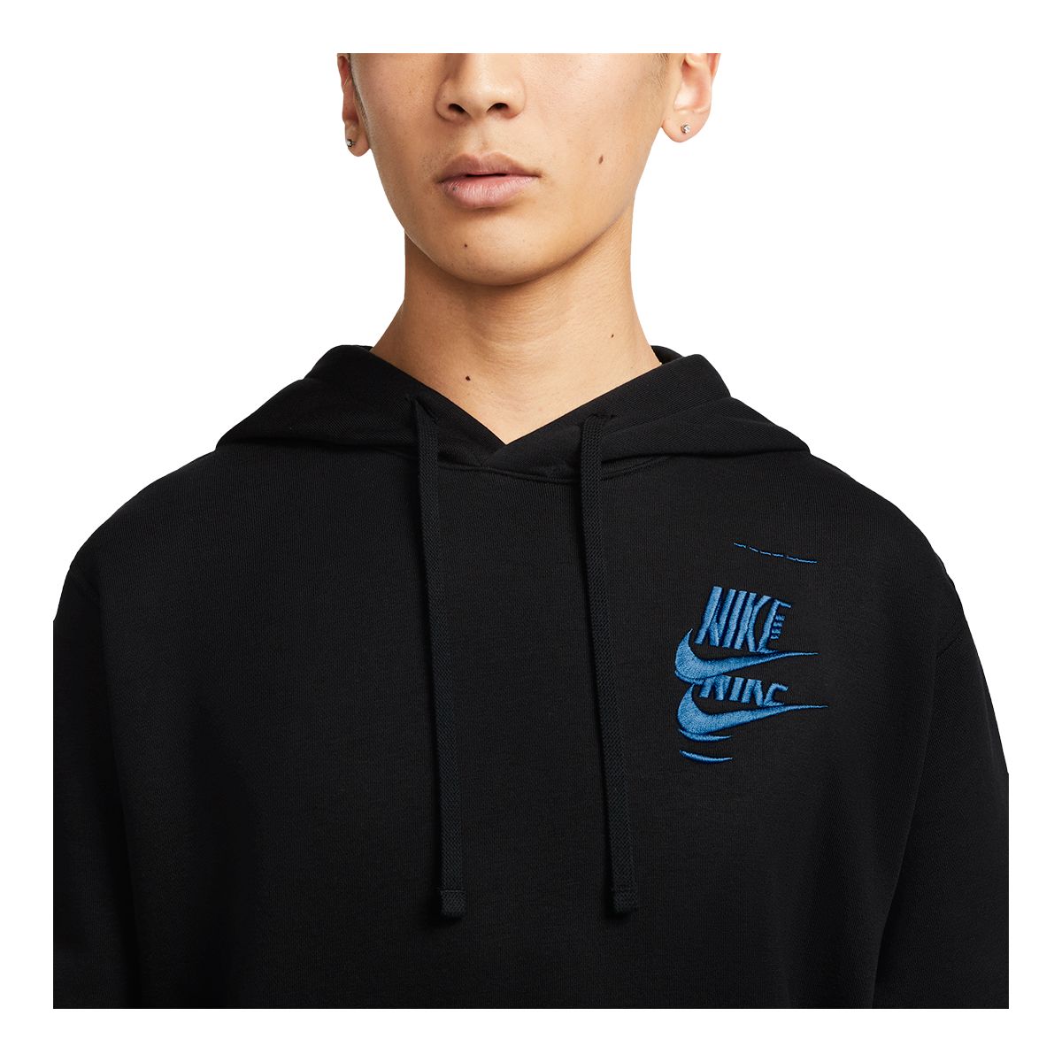 Nike Sportswear Men's Stacked Graphic Hoodie, Pullover, Fleece, Drawstring