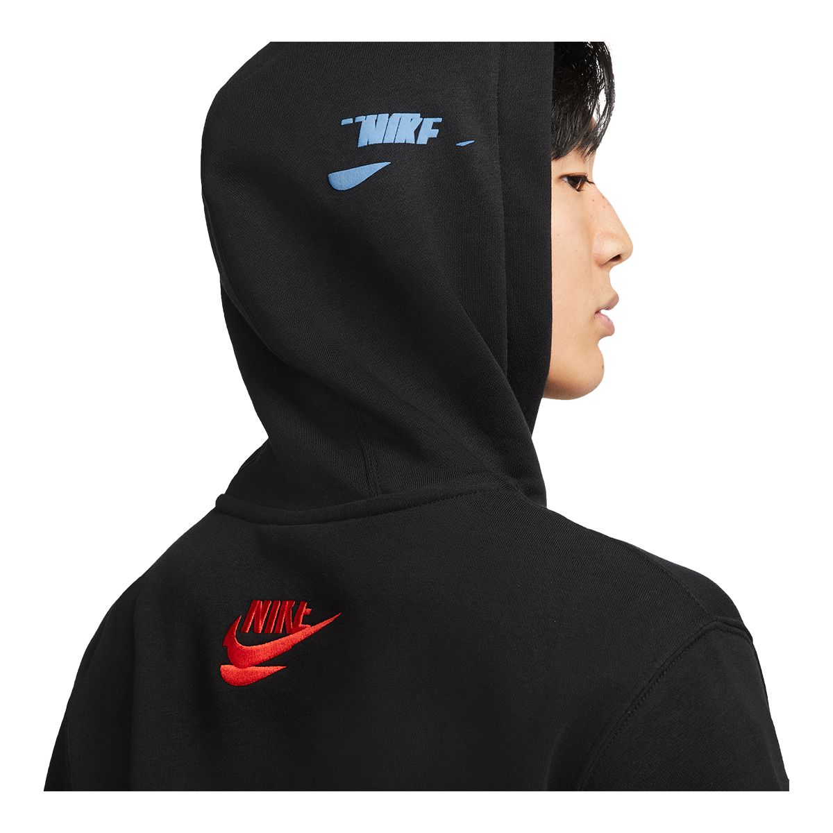 Nike Sportswear Men's Stacked Graphic Hoodie, Pullover, Fleece, Drawstring