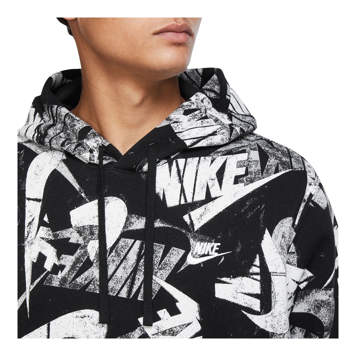 Nike Sportswear Men's All Over Print Graphic Hoodie