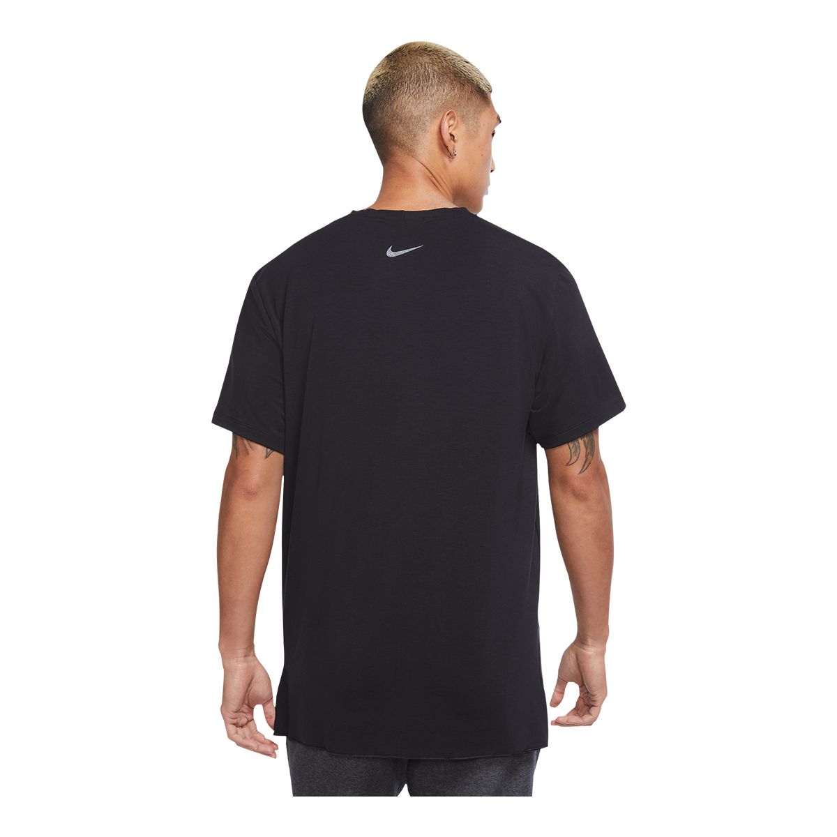 Buy Nike Garment-dyed Dri-fit Mesh Yoga T-shirt M - Yellow At 60