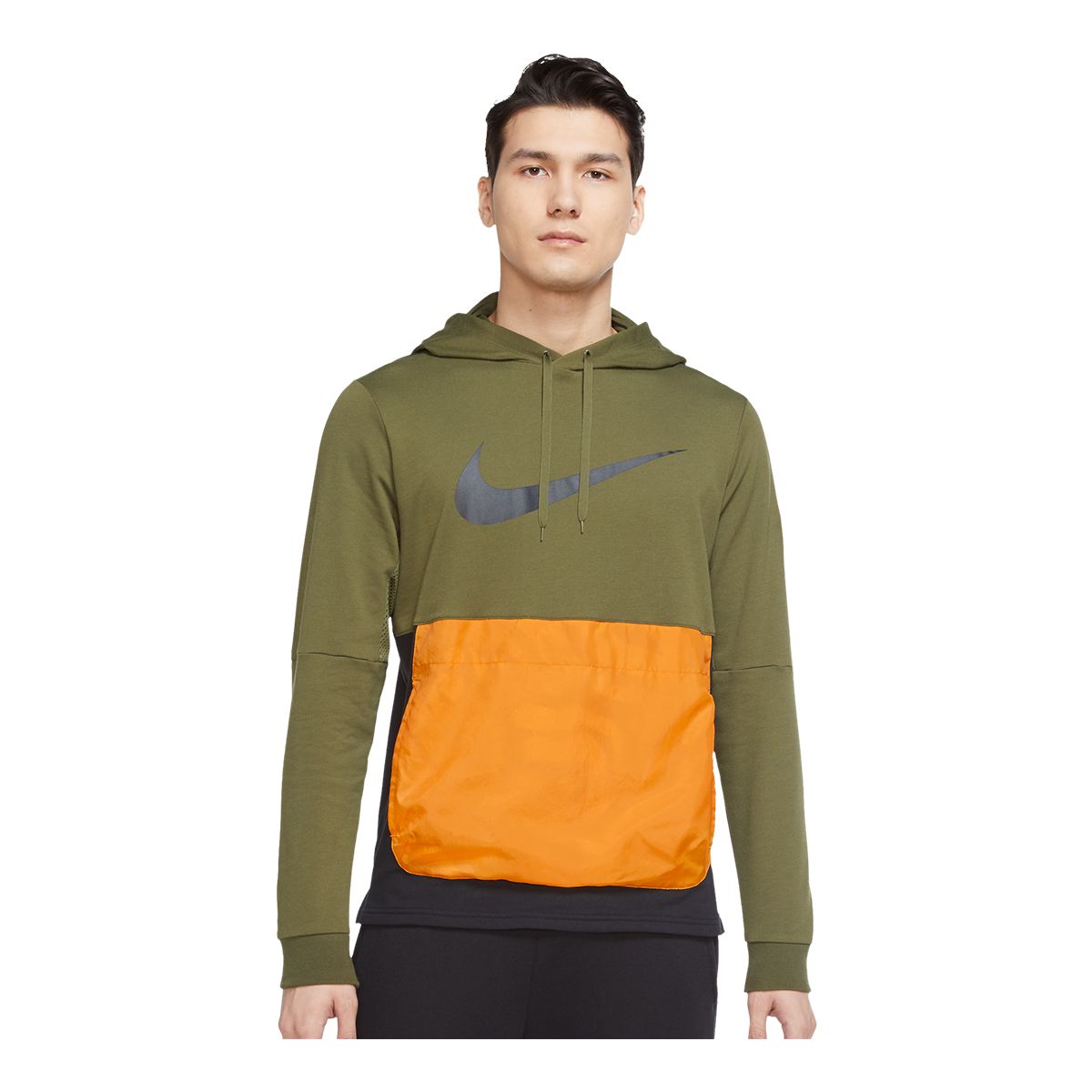 Nike Men's Sport Clash Blocked Pullover Hoodie French Terry Therma-FIT |  Southcentre Mall
