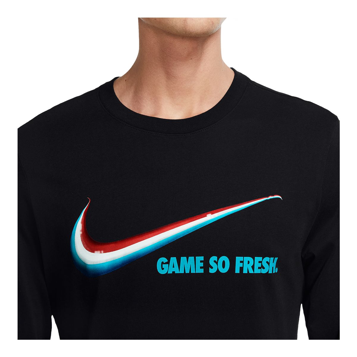 Nike hbr swoosh store t shirt mens