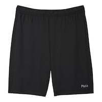 FWD Men's Side Stripe 8" Shorts, Regular Fit, Gym, Drawstring Front_Flat