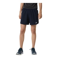 New Balance Men's Graphic Impact 5-in Running Shorts, Quick-Dry Front_Flat
